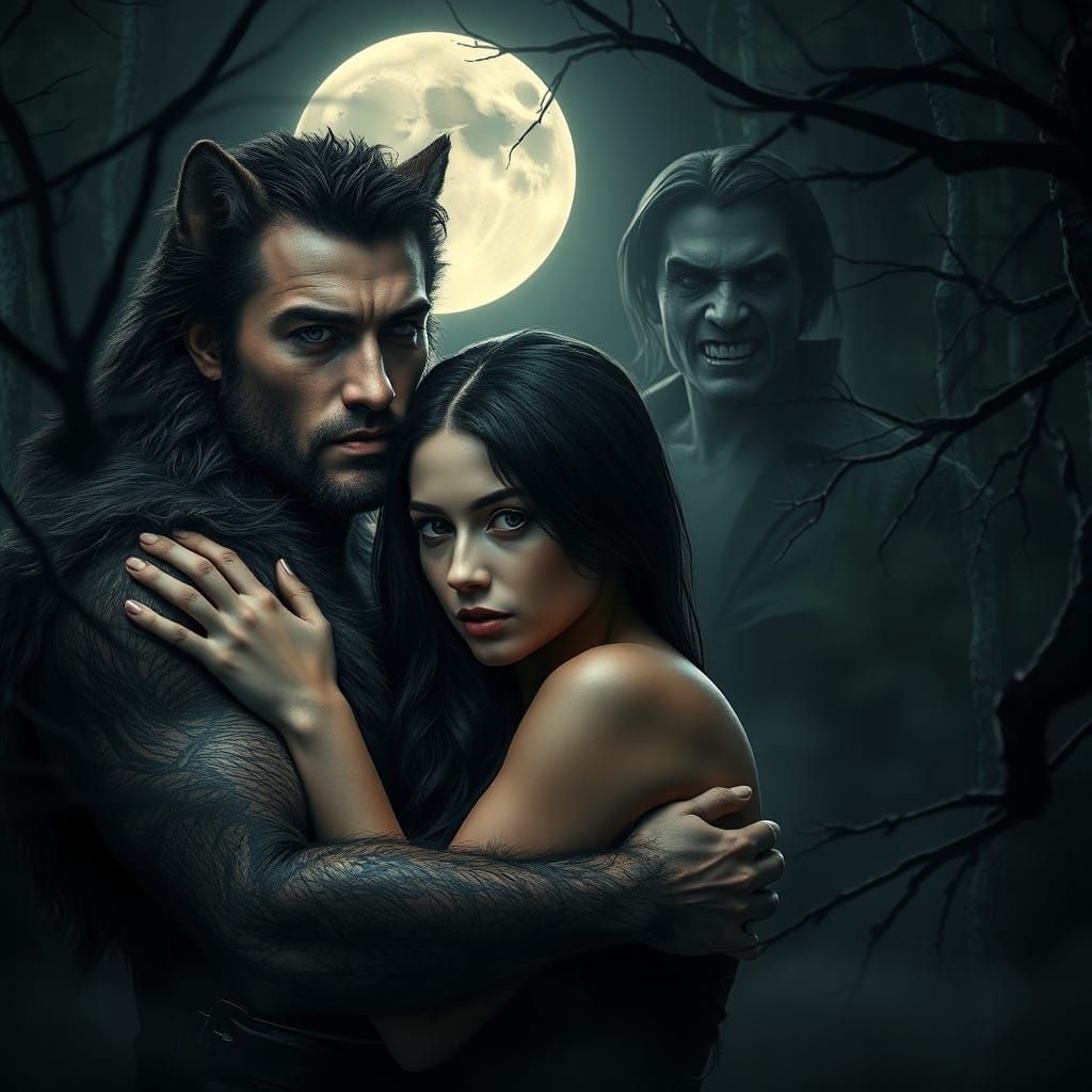 Moody Werewolf Romance in a Haunting Forest