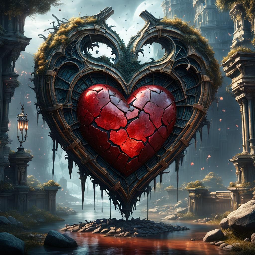 I Loved You on Broken Heart: Fantasy Art