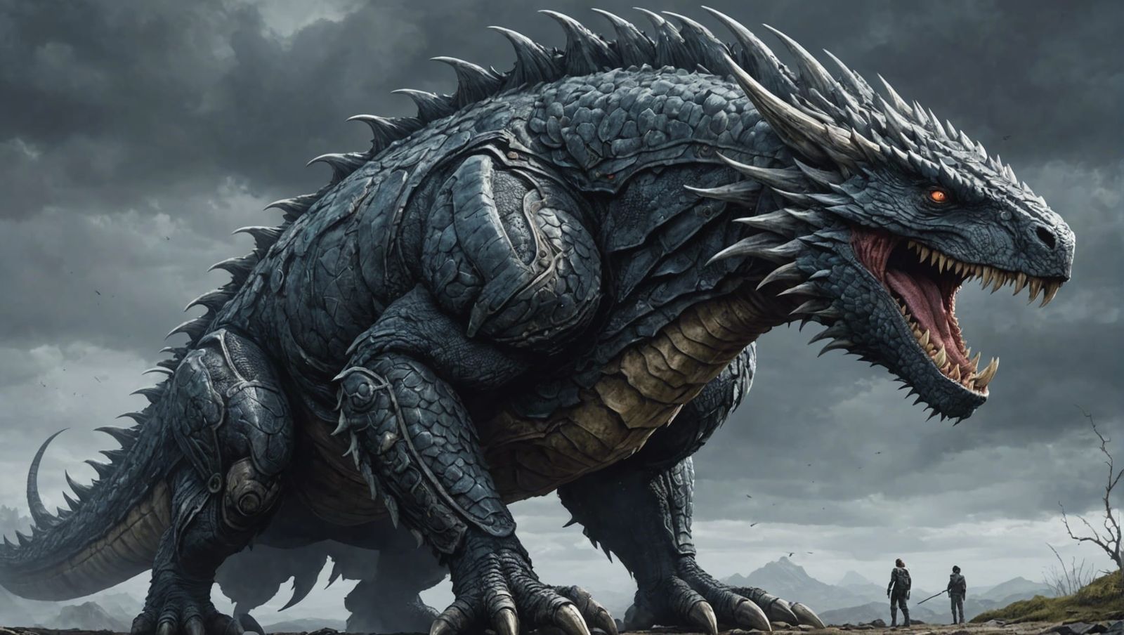 Elaborate Anime Art of a Fantastic Creature