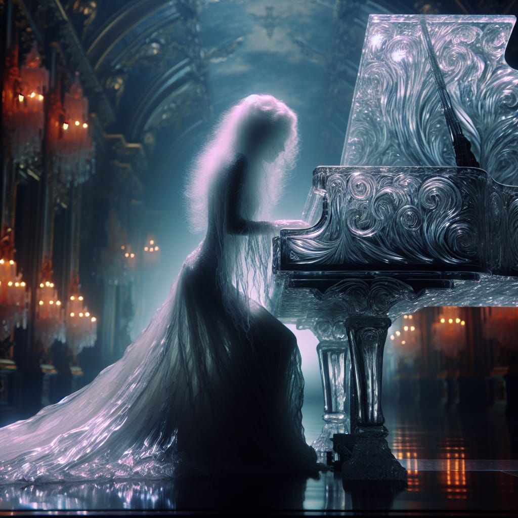 Ethereal Ghost Plays Crystal Piano