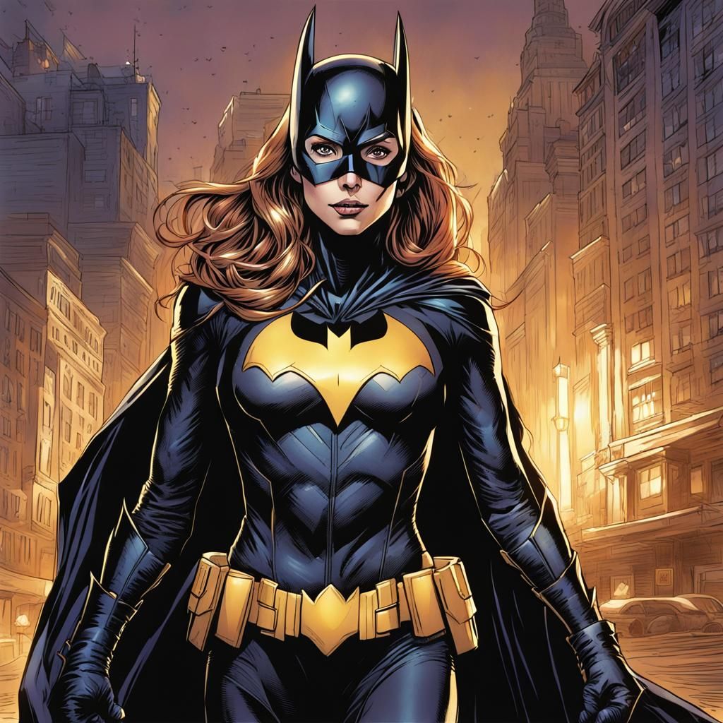 Batgirl Comic Book Art of Elizabeth Olsen