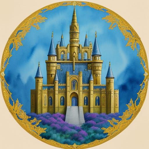 Milon Visits Queen Eliza: Whimsical Watercolor Illustration