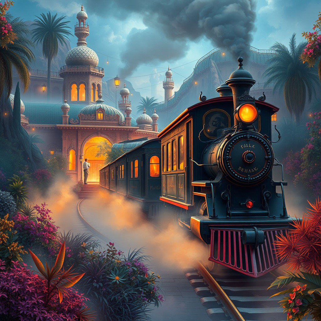 Mystical Train Journey Through Morocco