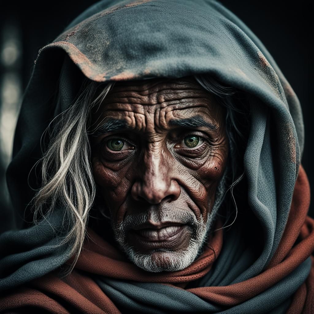 Intimate Portrait in Expressive Street Style