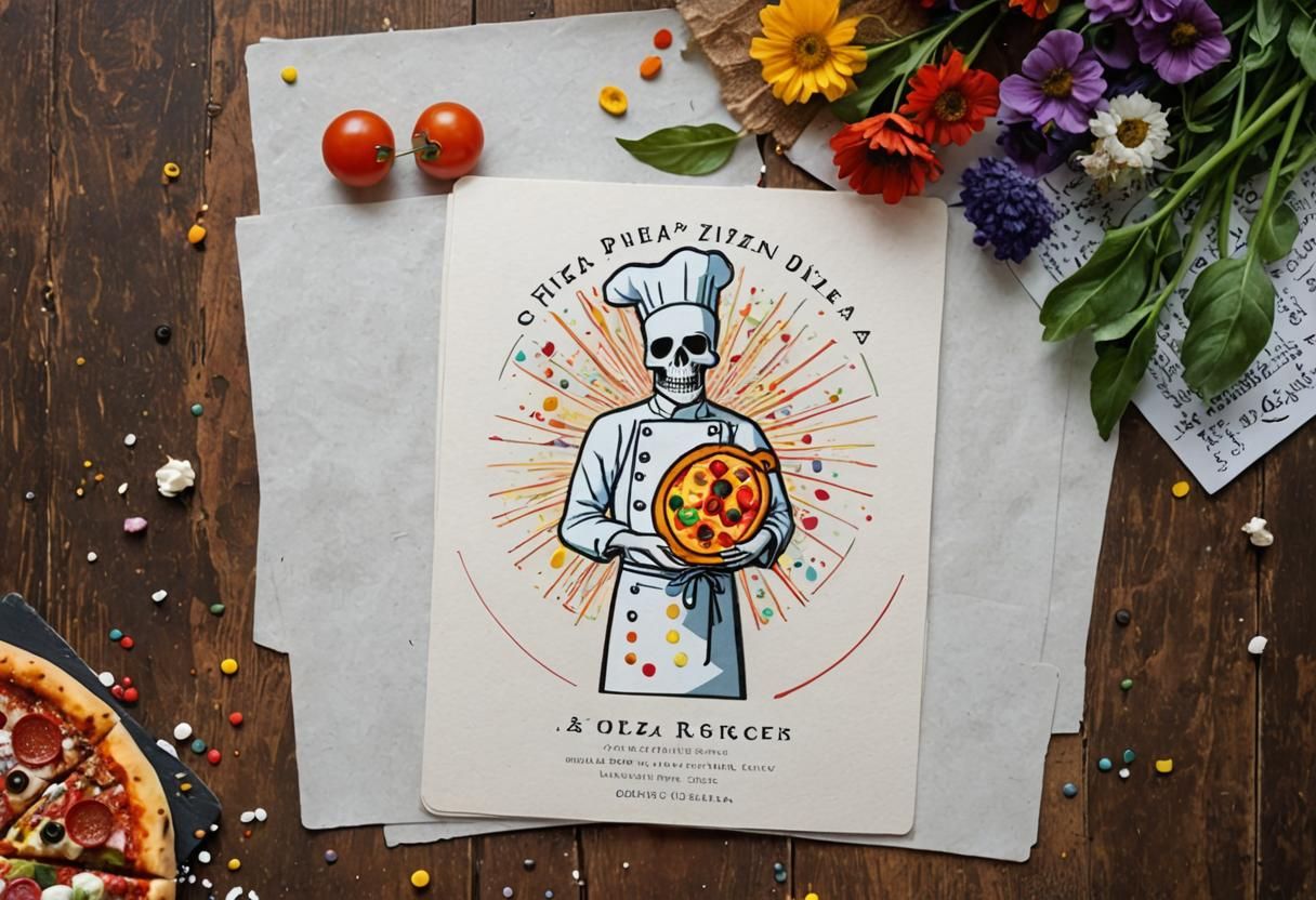 Surrealist Pop Art: Death Designs Cubist Pizza