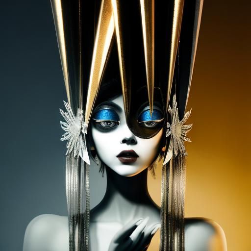 Mysterious Figure in Dreamlike Surrealist Landscape