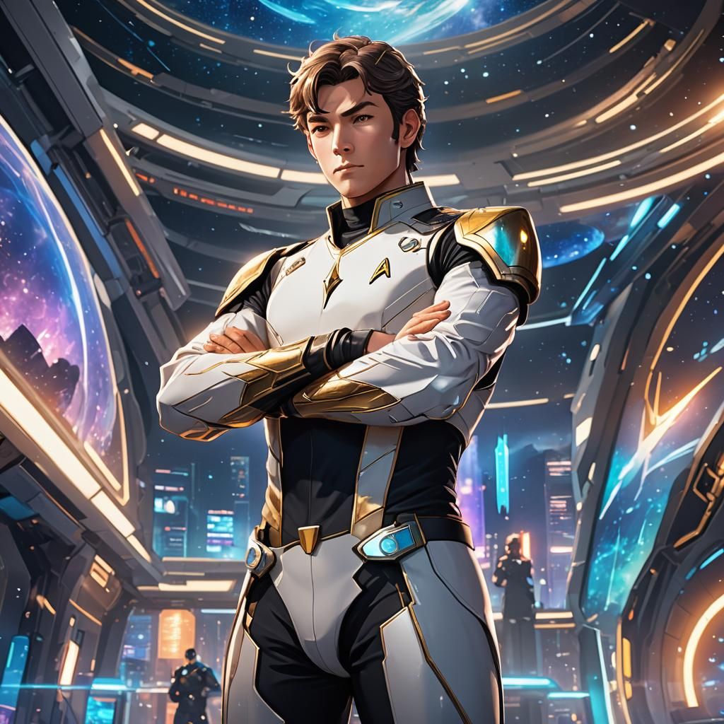 Star Trek Ben in 3D Anime Style