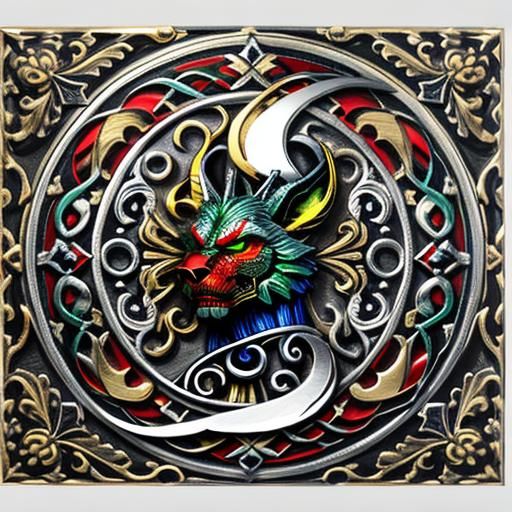Vibrant Spectrum of Red, Green, Blue and Gold