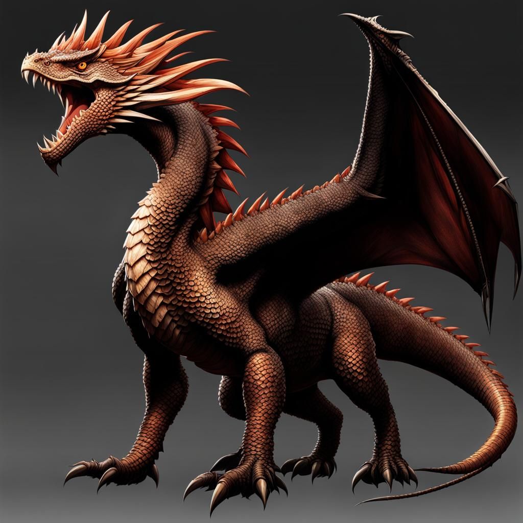 Towering Tarrasque Biped with Dynamic Lighting