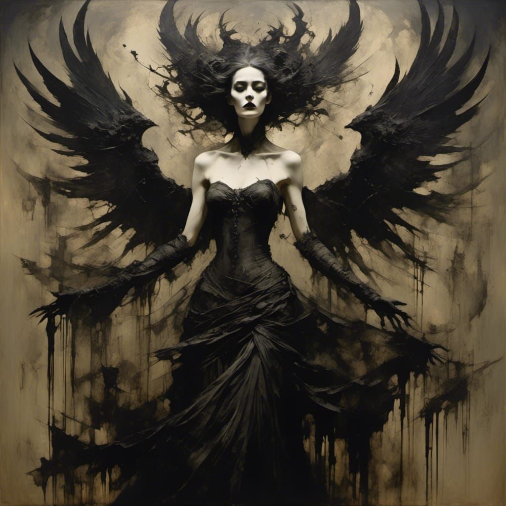 Ethereal Female Banshee in Digital Art Style