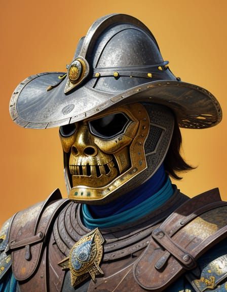 Snapping Turtle Conquistador in Salvador Dali Style