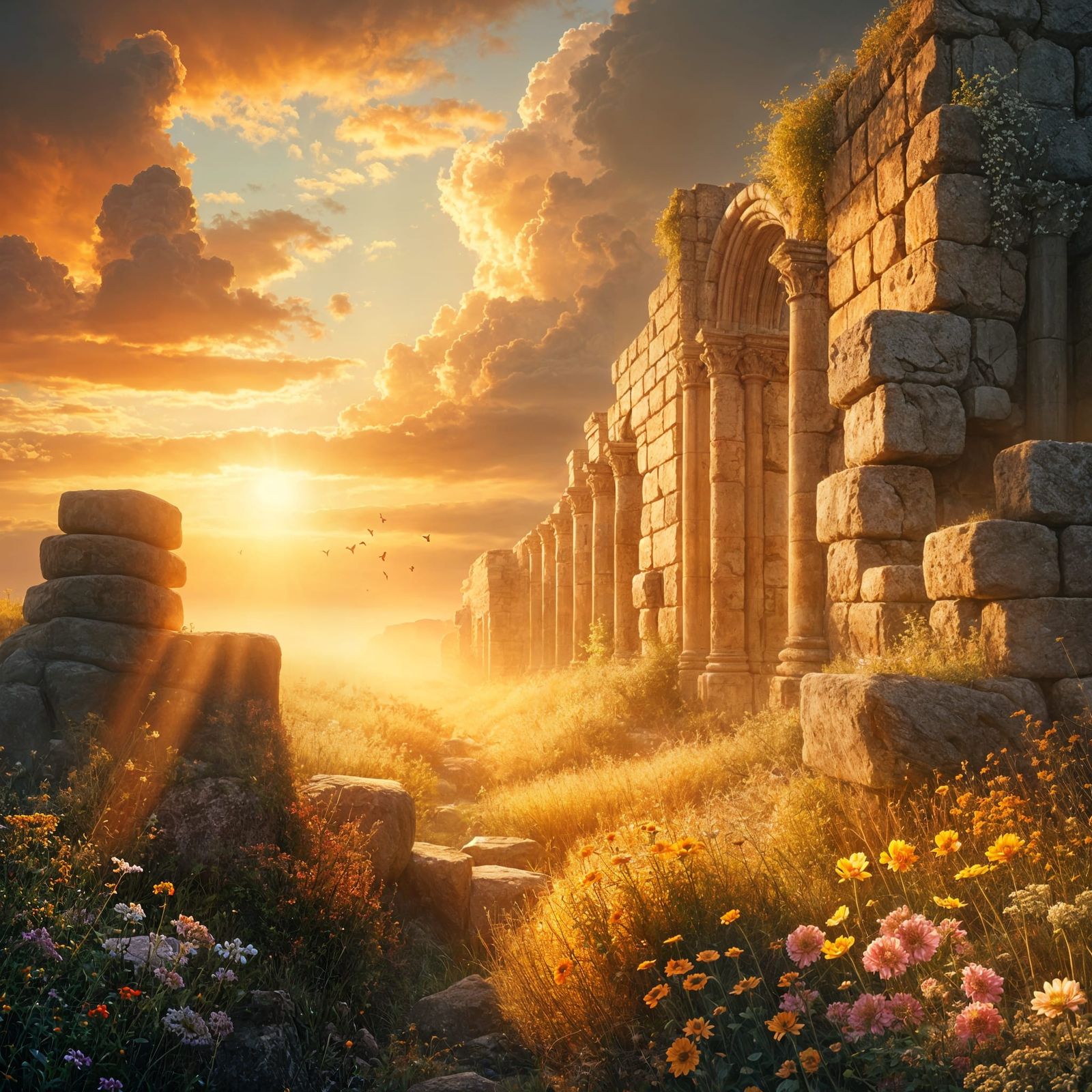 From the end emerges the rebirth