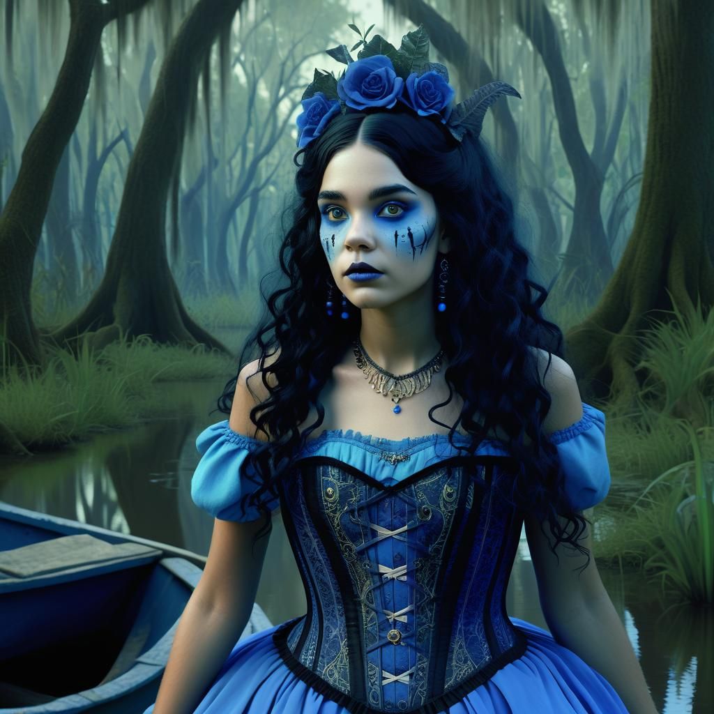 New Orleans Swamp Witch Fantasy Concept Art