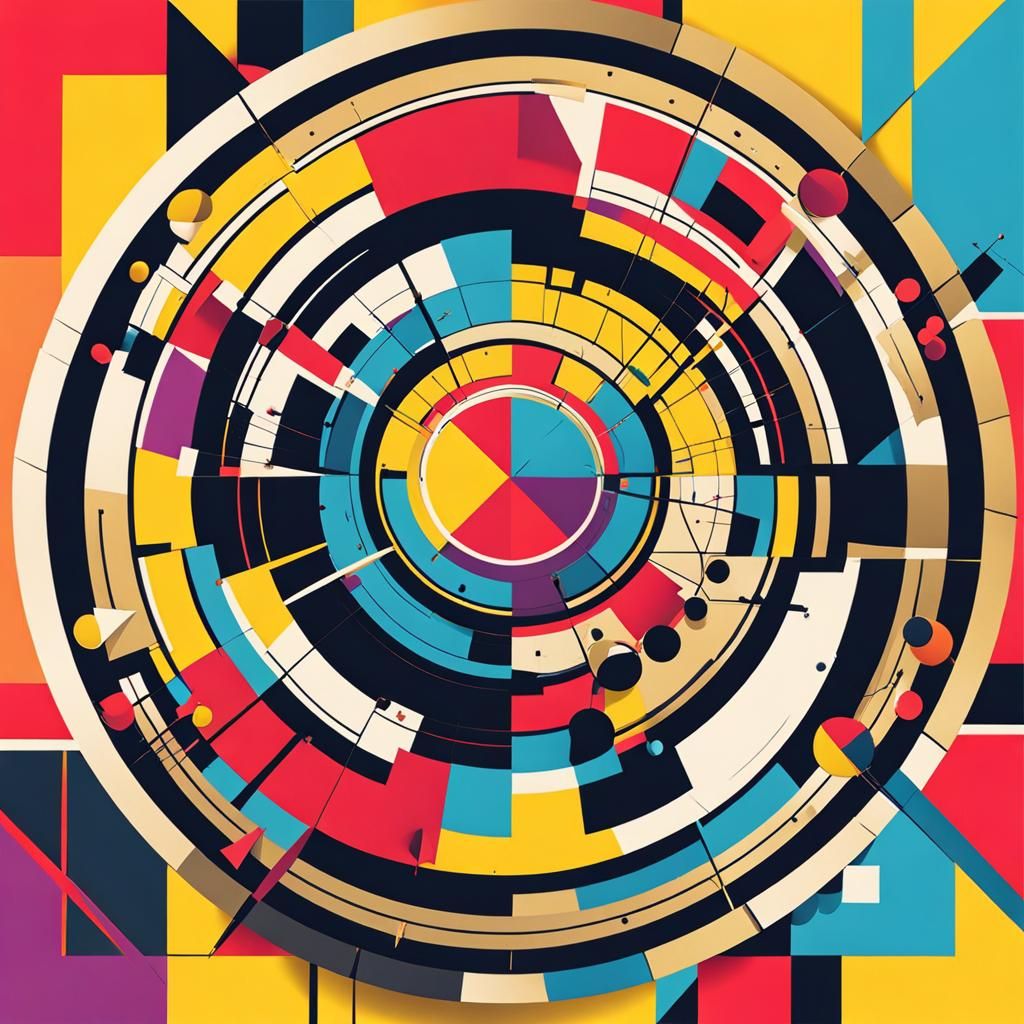 Panda Bear in Pop Art Screen Print Style