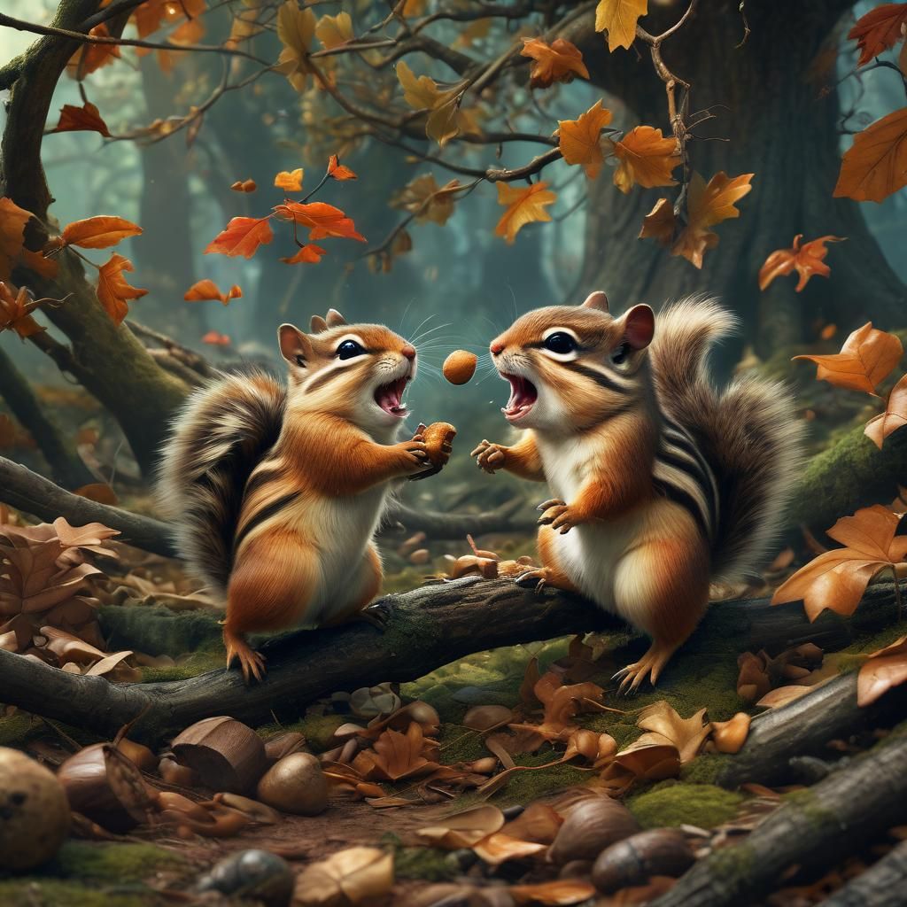 "It's mine!" "No, it's mine!"