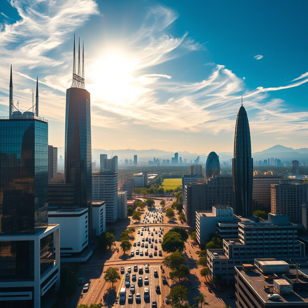 São Paulo Metropolis in Resplendent Morning Light