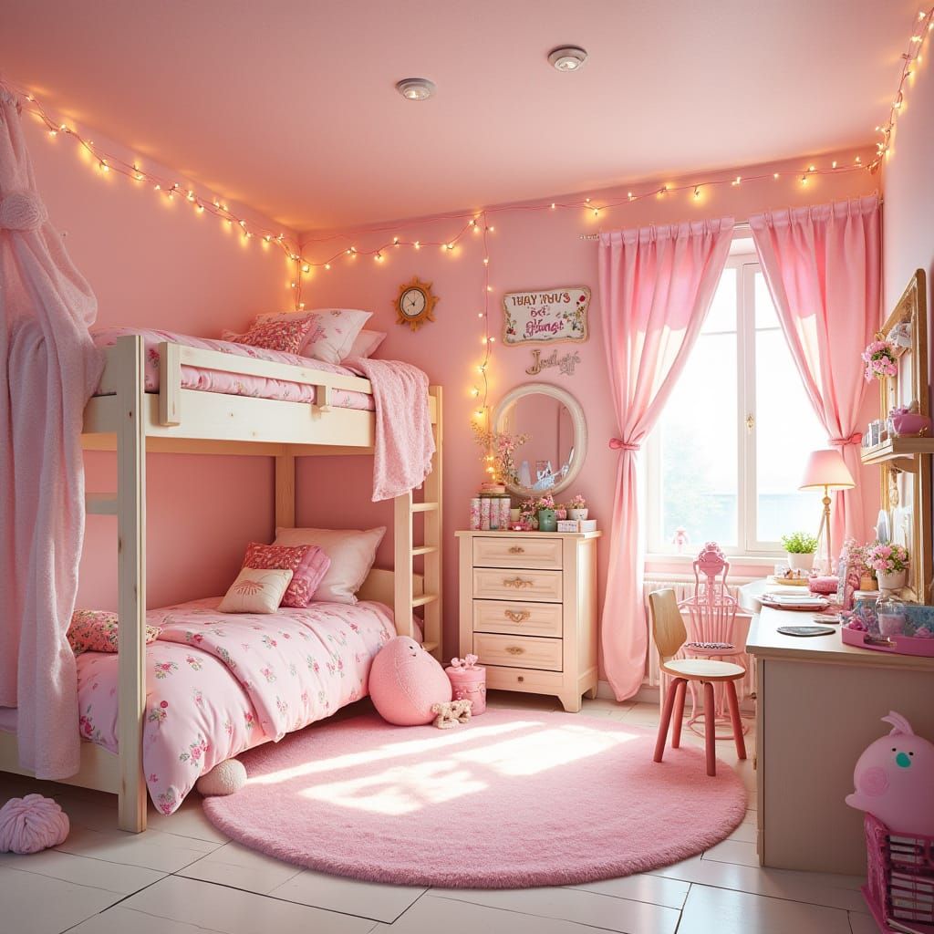 Whimsical Bedroom Interior Design in Pop Surrealist Style