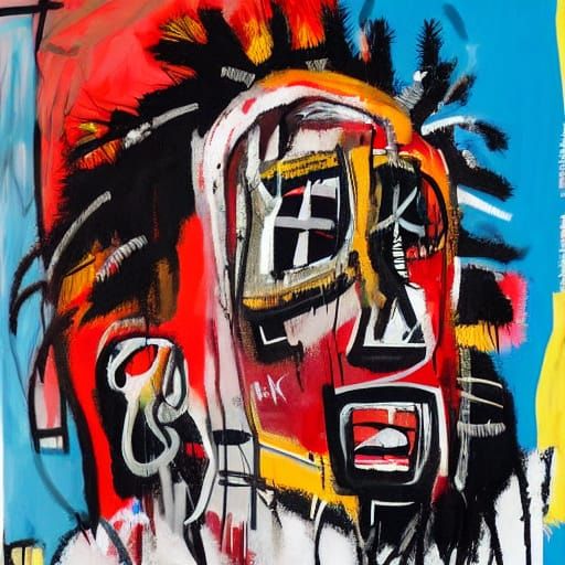 Activism Art Inspired by Basquiat's Expressive Style