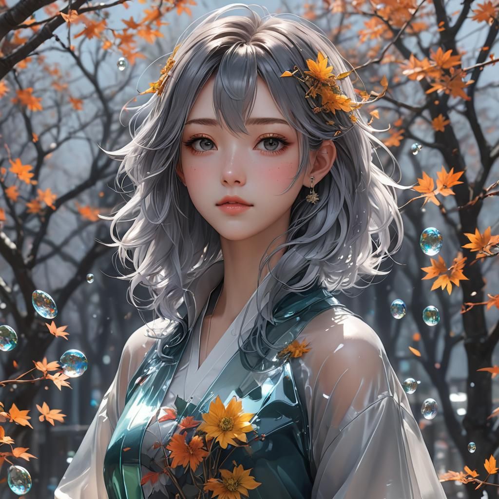 My hair has glass in it and my clothes are made with glass