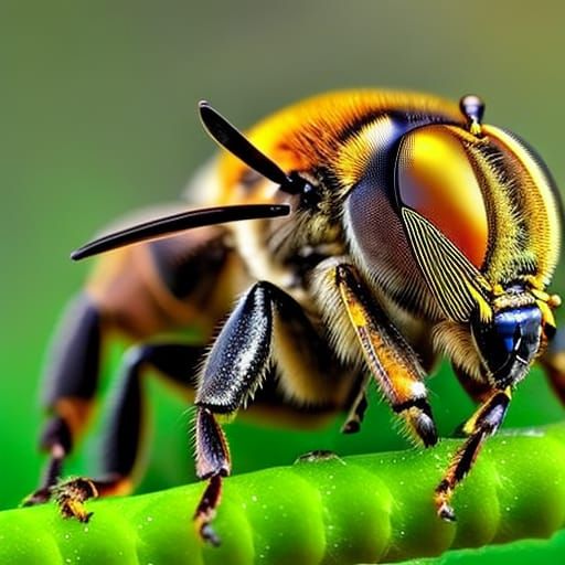 Filigree Bee Creature in High Resolution