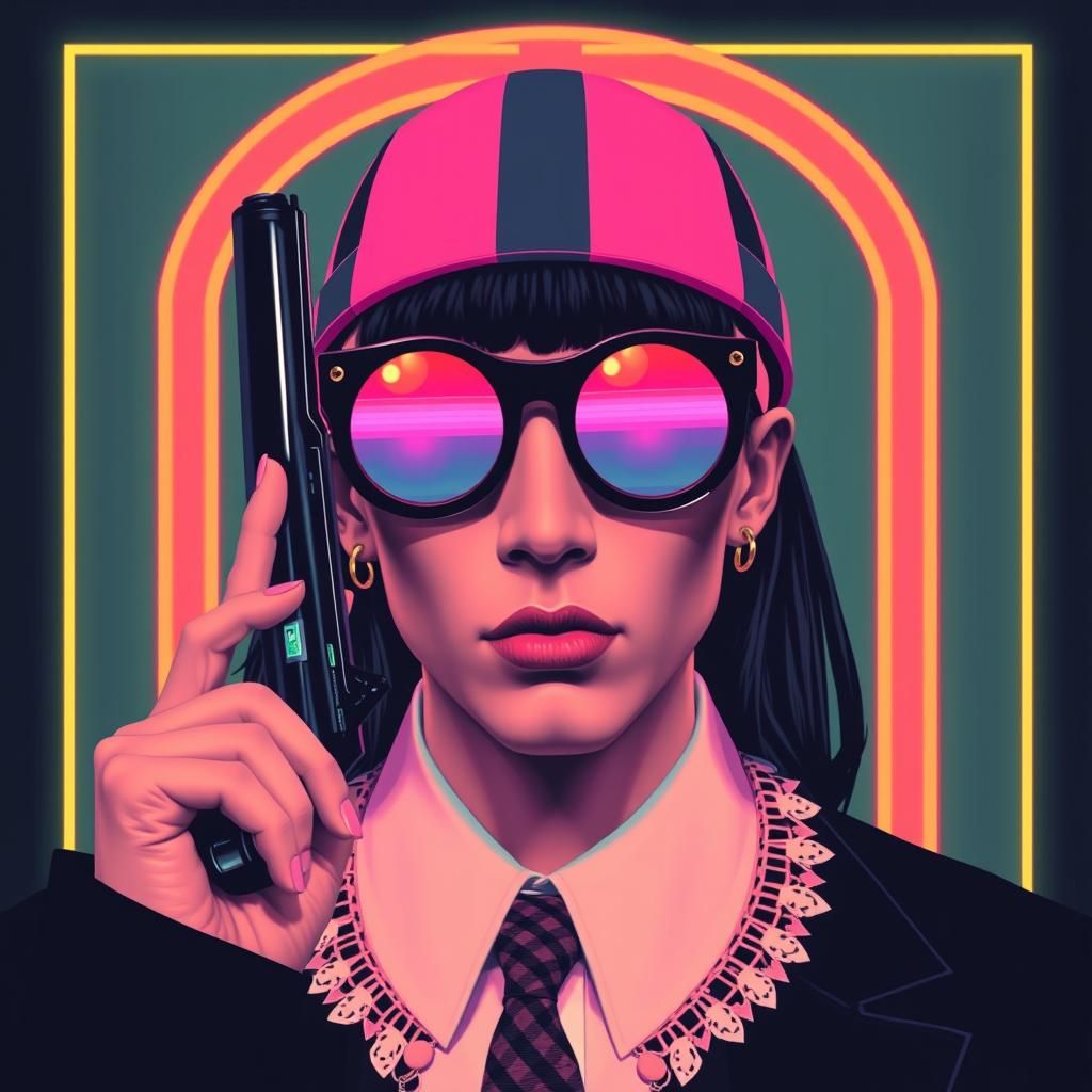 Vaporwave Cubism Commedia dell'arte Raygun Gothic