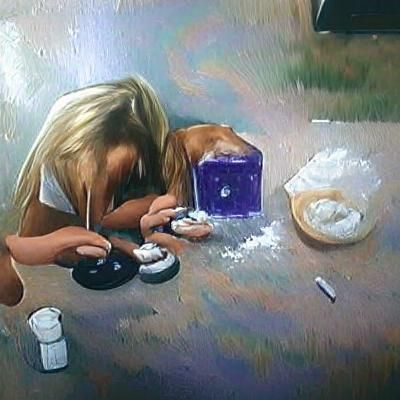 Mia with GameCube: Oil Painting in Gurney Style