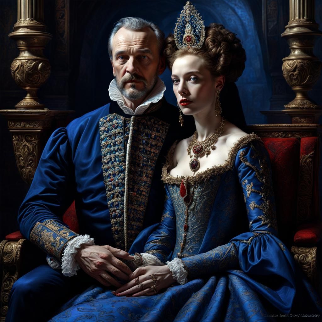 Portrait of Count Ferenc Nadasdy and Countess Elizabeth Bathory