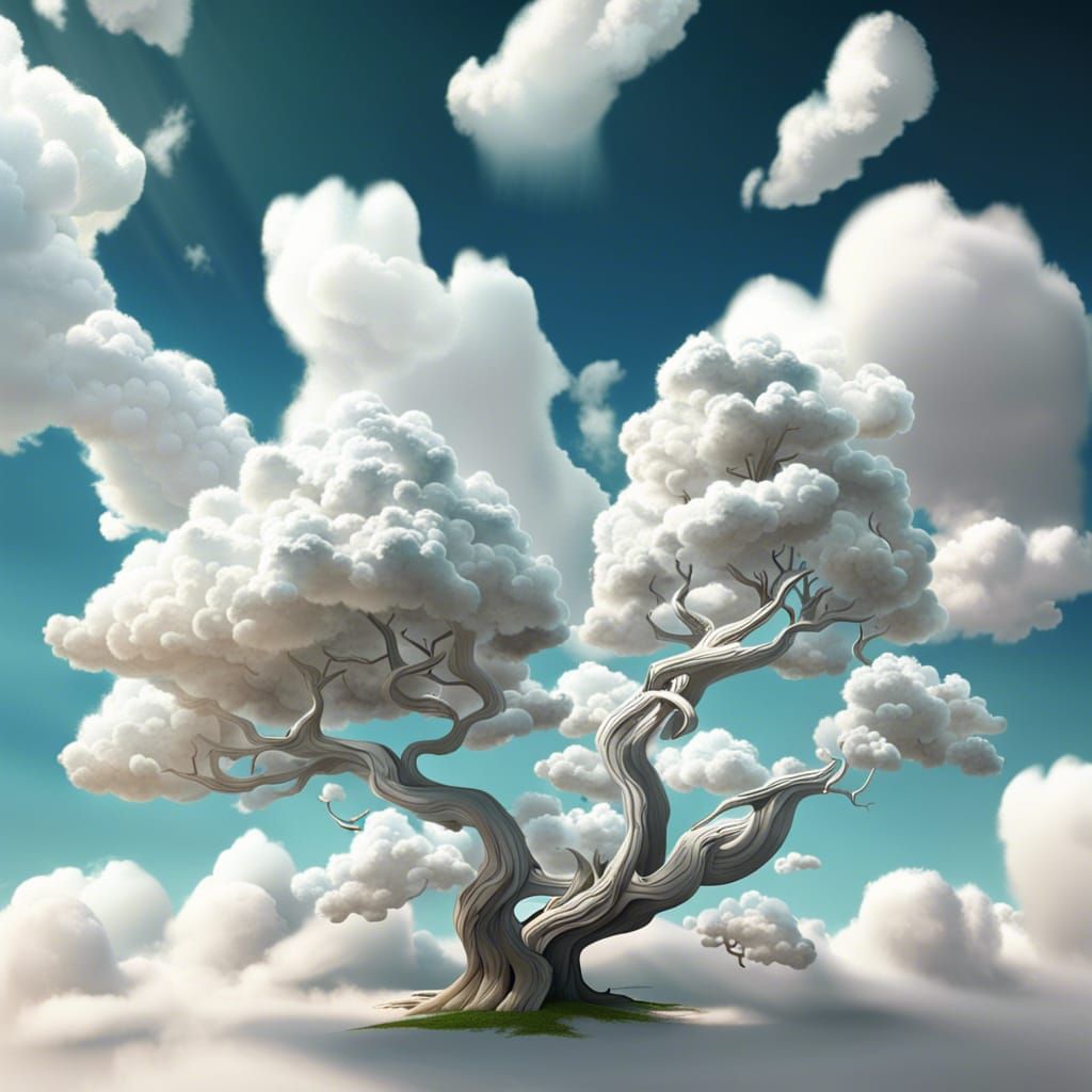 Cloud Trees: An Imaginary Landscape of Fantasy