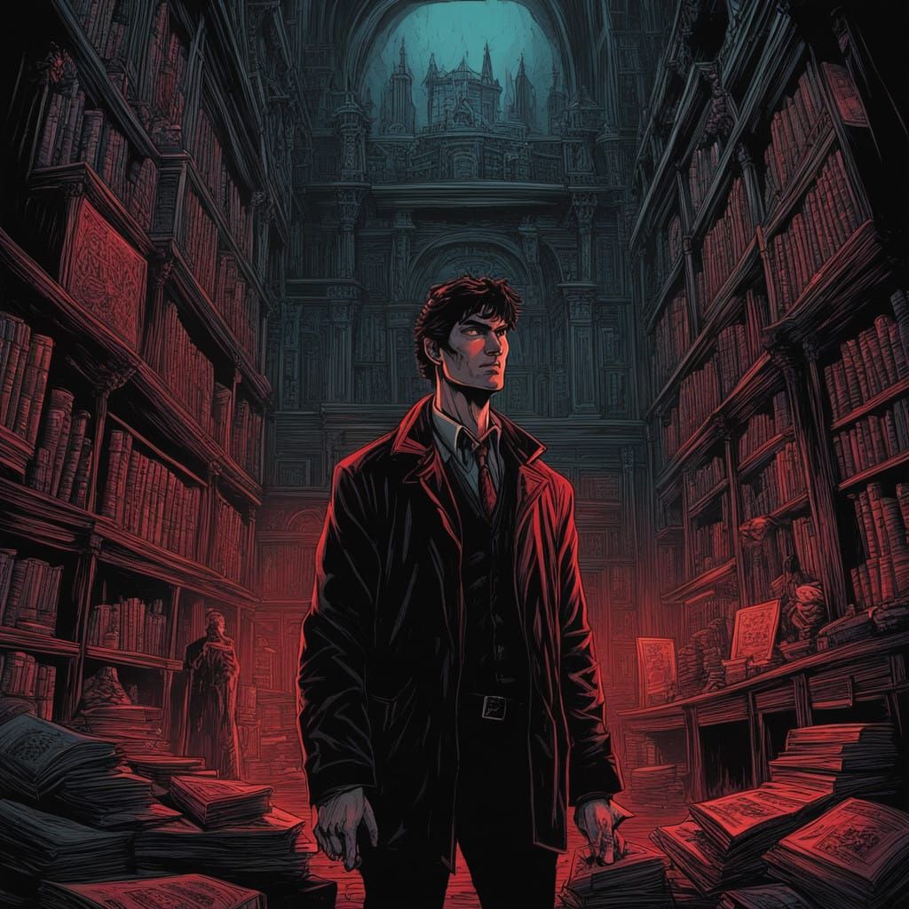 Mysterious Dylan Dog Investigates Dark Academia