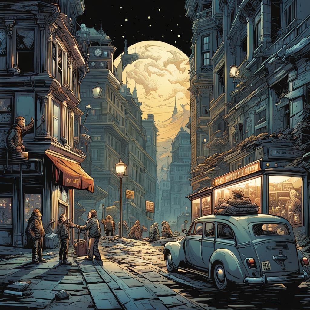 Dynamic Comic Book Art Illustration