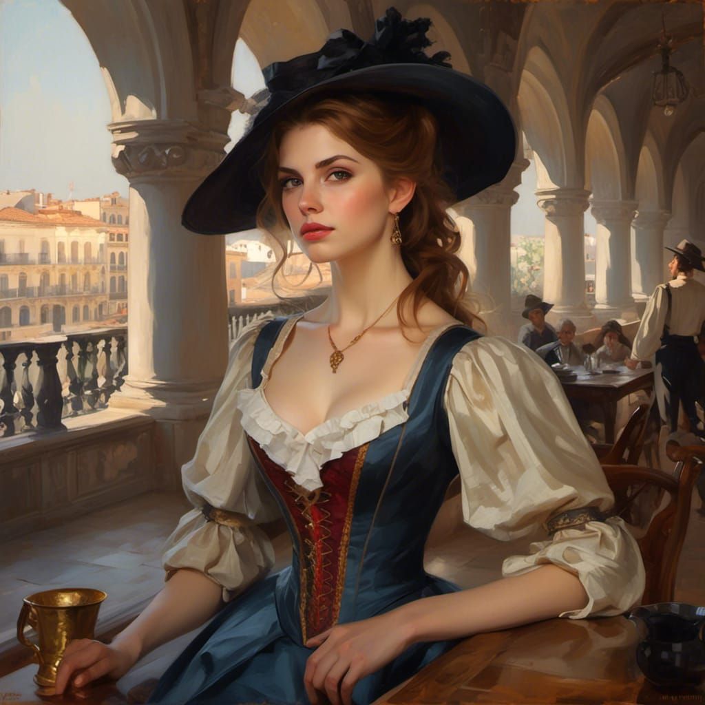 Anna Kendrick as a Musketeer in Madrid