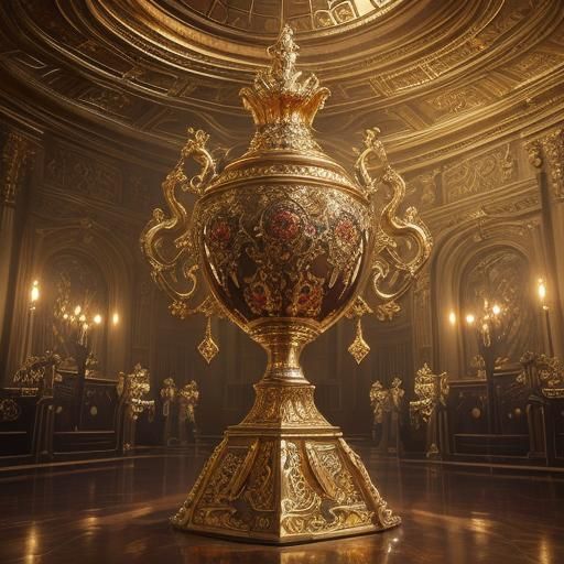 Gold Challenge Winner Trophy in Grand Hall