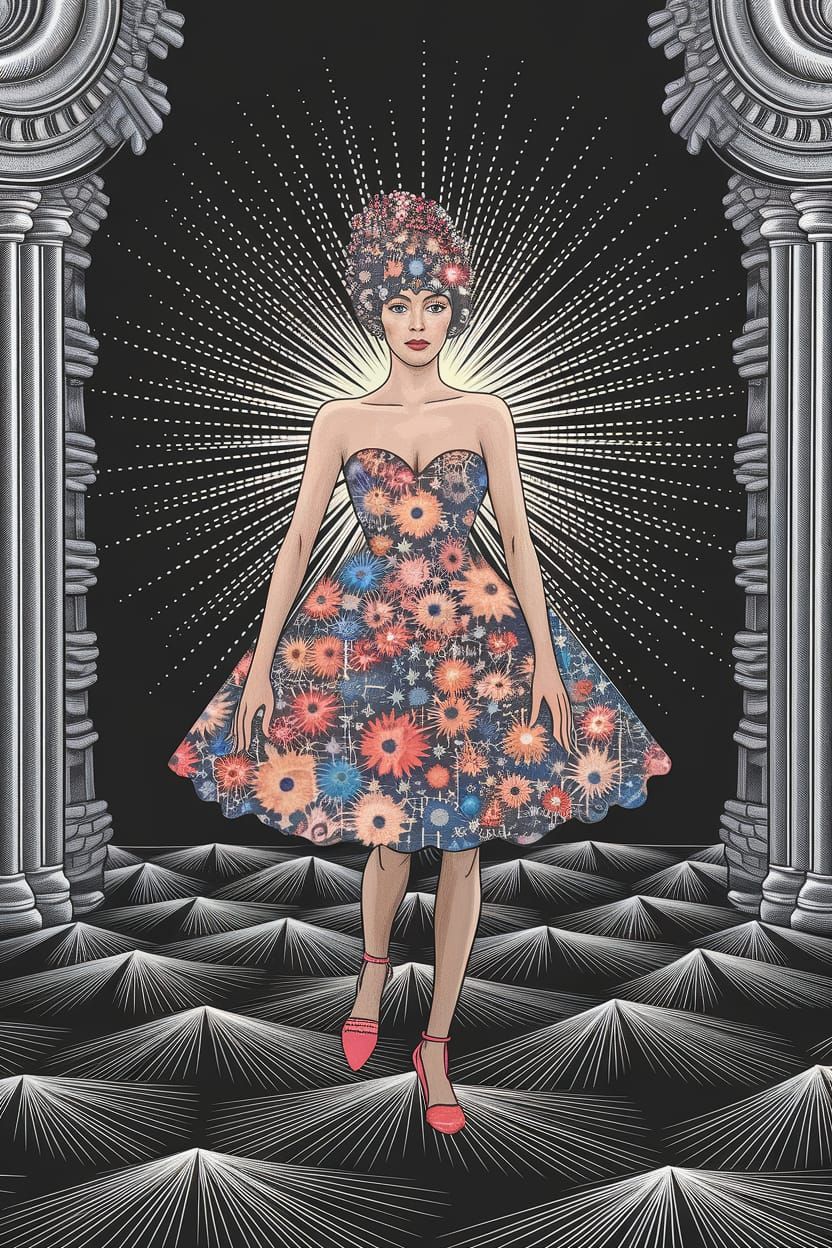 Replicant Wearing the Latest Neuromorphing Fashion