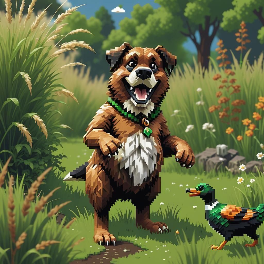 Pixel Art White Fur Texture in 8-bit Style