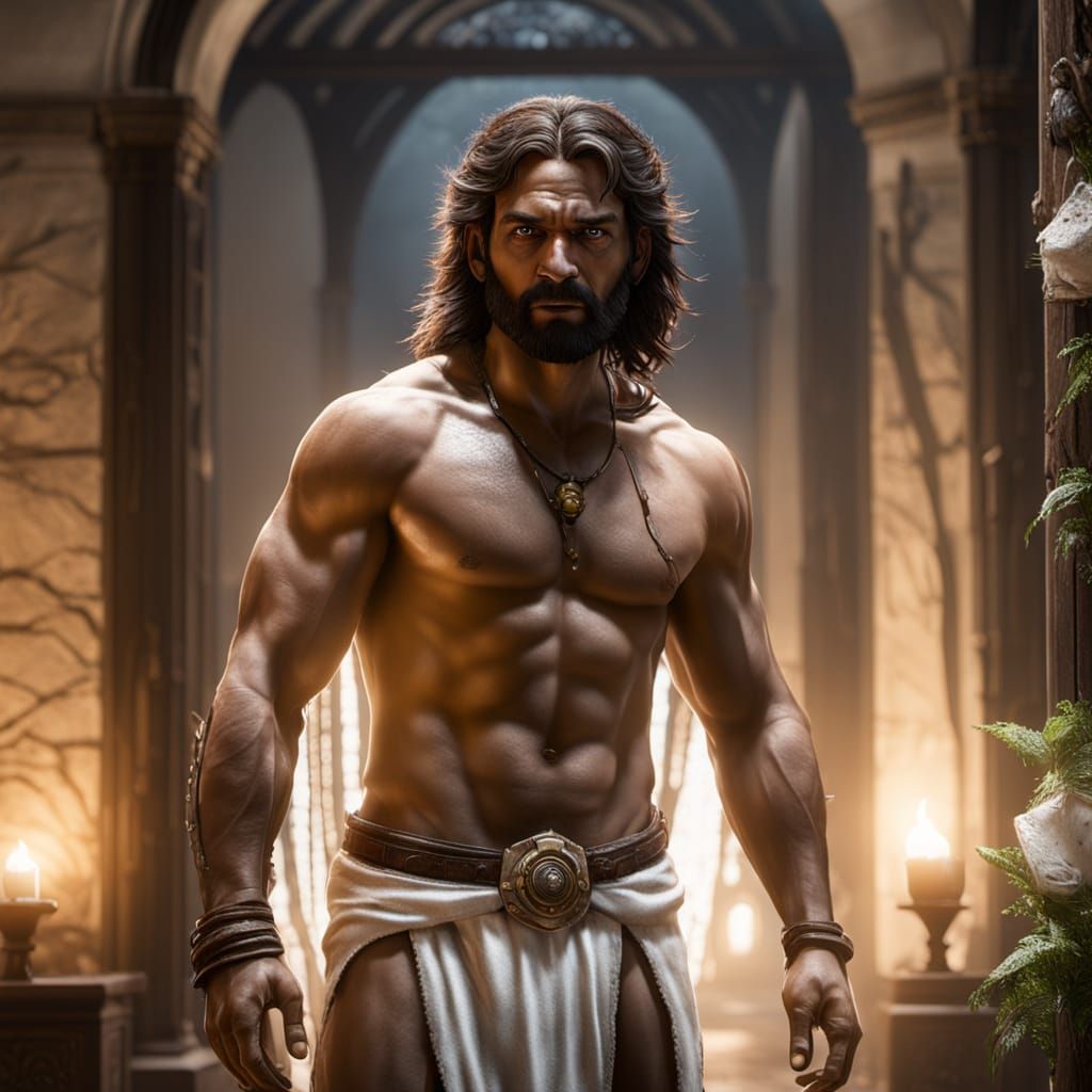 Vaporous Room in 3D Game Cinematic Style