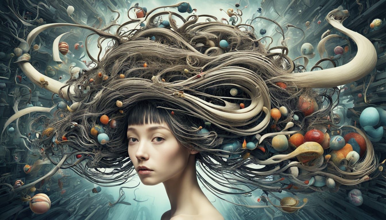 Surreal Hairstyle Hides Bizarre Object Universe