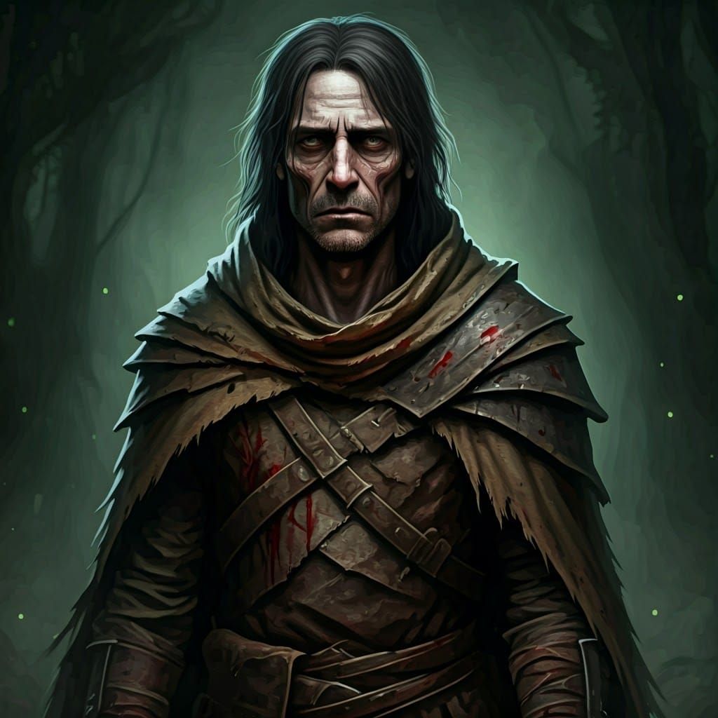 Traumatized Jungle Scout in Bioluminescent Jungle