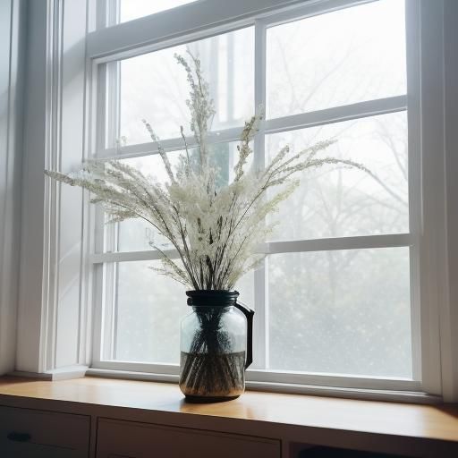Neutral Decor Enhanced by Window Light: Photography