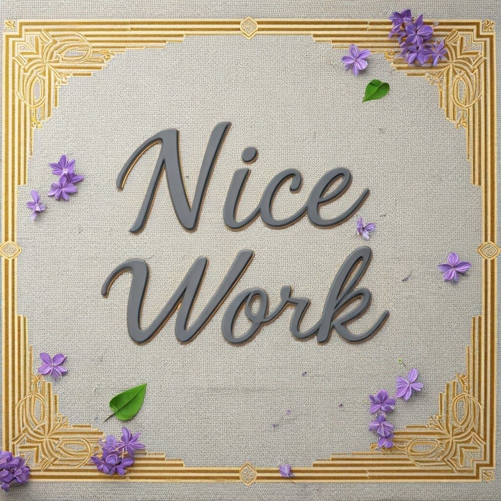 Elegant Art Deco with Minimal Gold Accents and Pastel Blooms