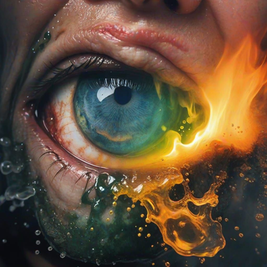 Boiling Ooze Face with Gaping Mouth