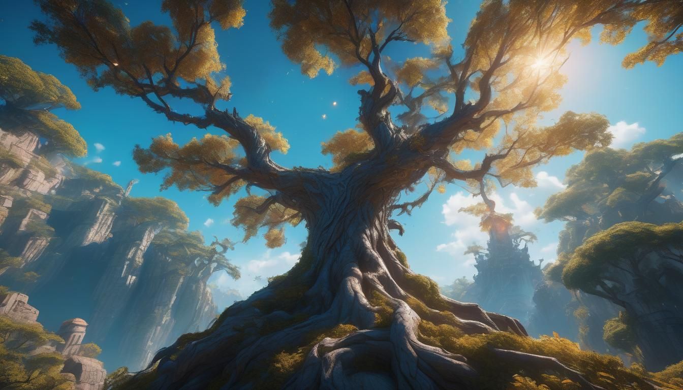 Princess Reaching for Sunlight: Fantasy Art