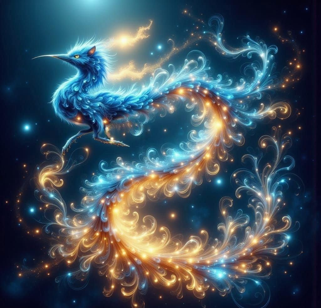 Electric Dreamscape in Ethereal Flux