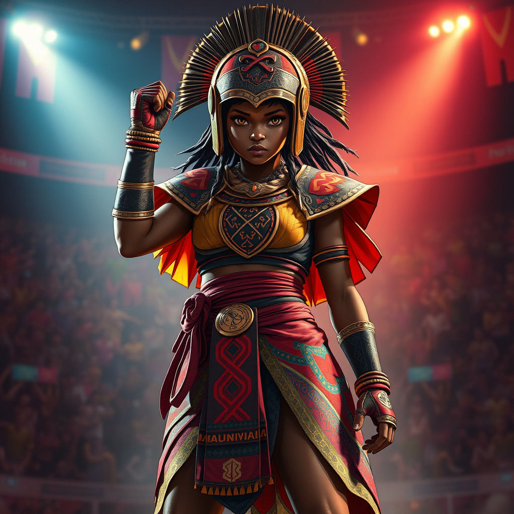 Benin Warrior Girl Victorious in Anime Tournament