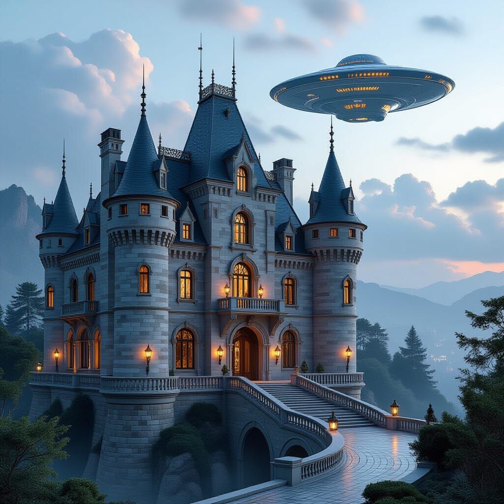 Futuristic Chateau in Dukedom of Lancaster Territory