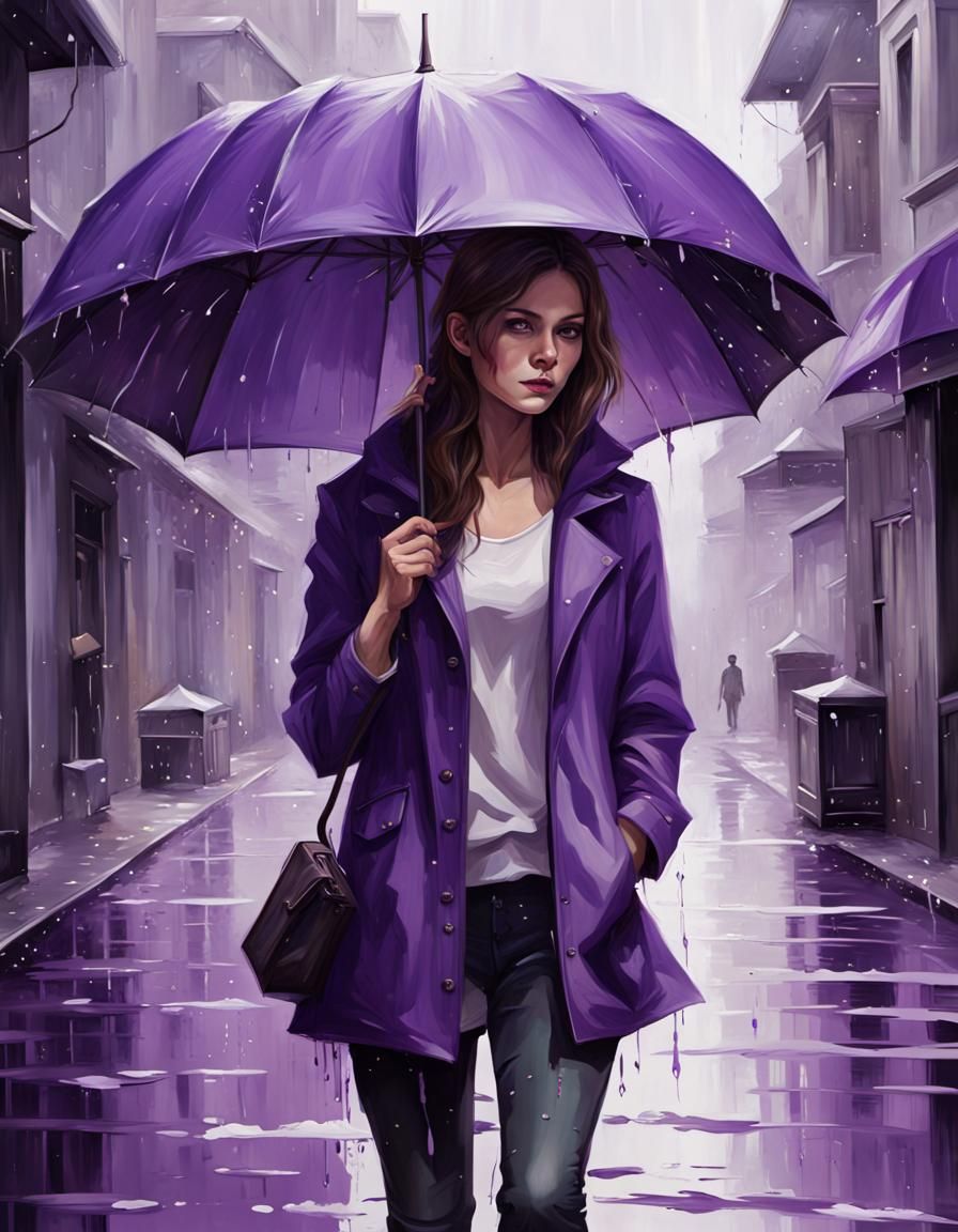 PURPLE UMBRELLA