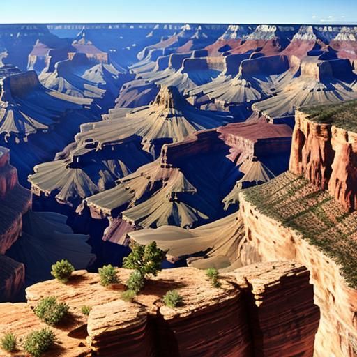 AI Generated Image of the Grand Canyon