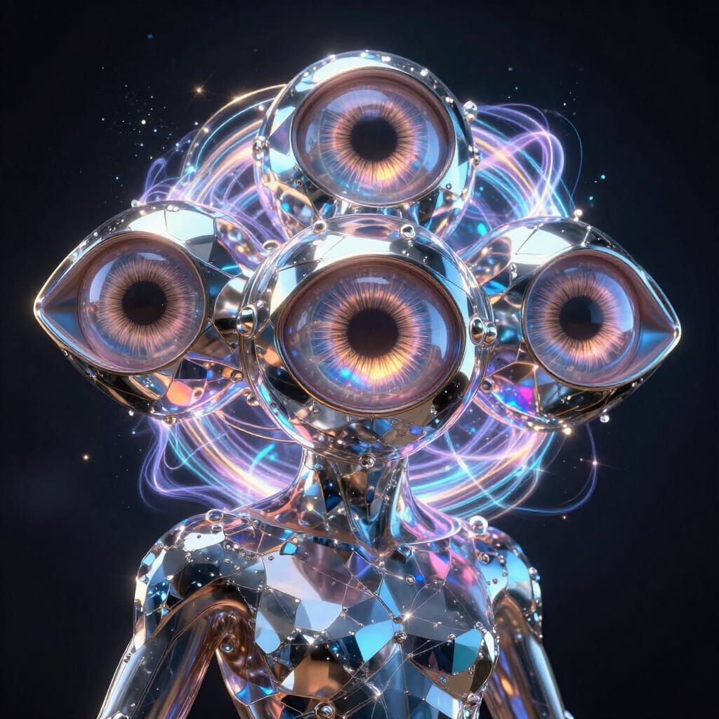 Cyberpunk NFT Design with Gamma Energy Waves