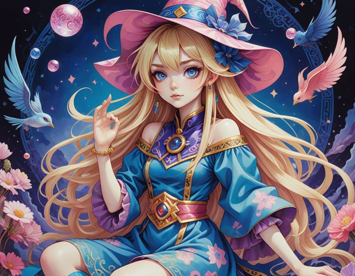 Dark Magician Girl in Enchanted Wonderland