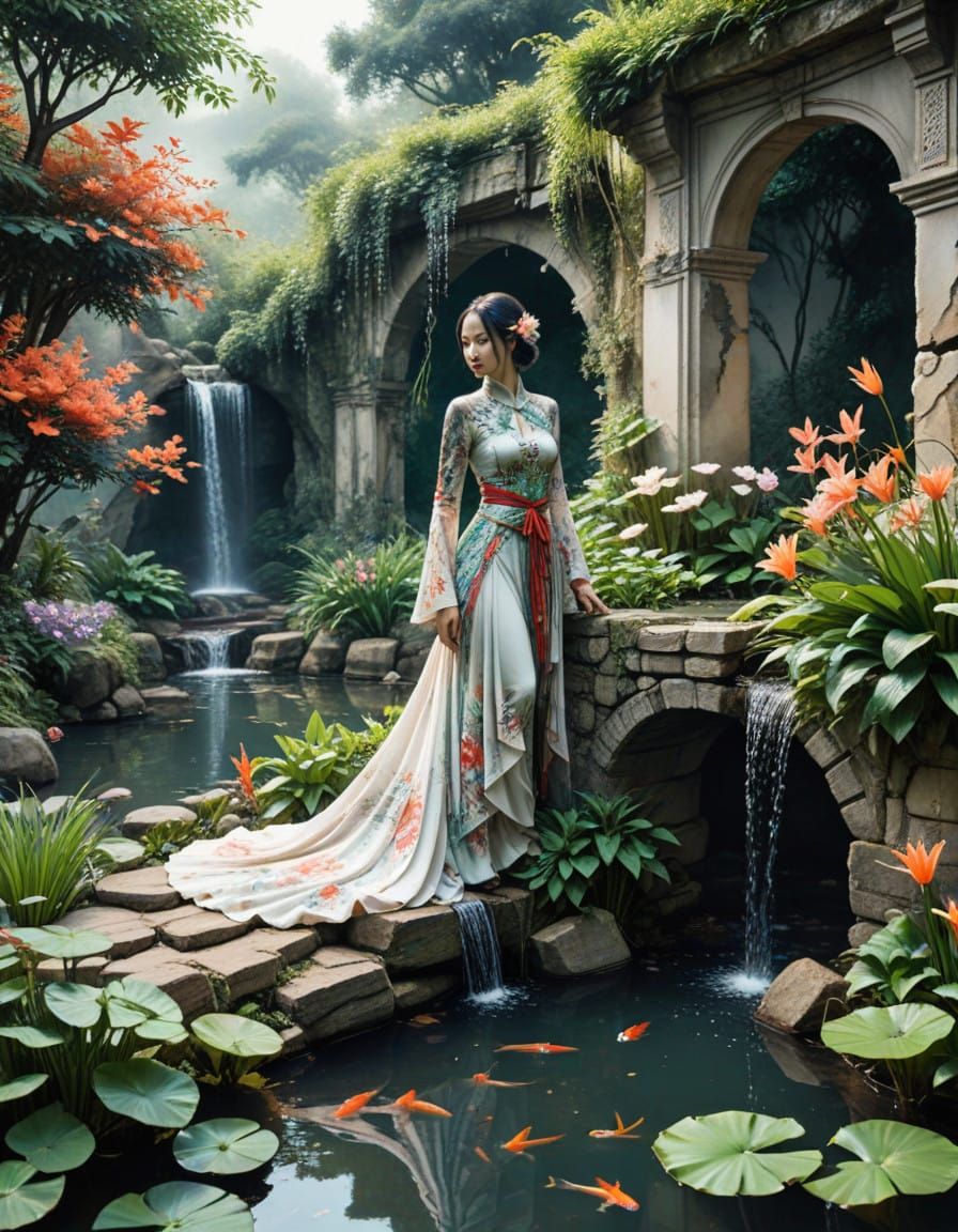 Enchanted Garden of Fantasy and Wonder
