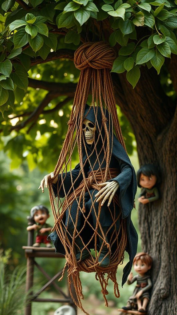 Grim Reaper in Claymation Trap